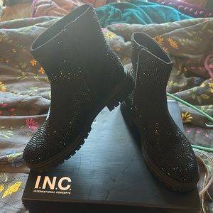 Black Bling/ Sparkly boots